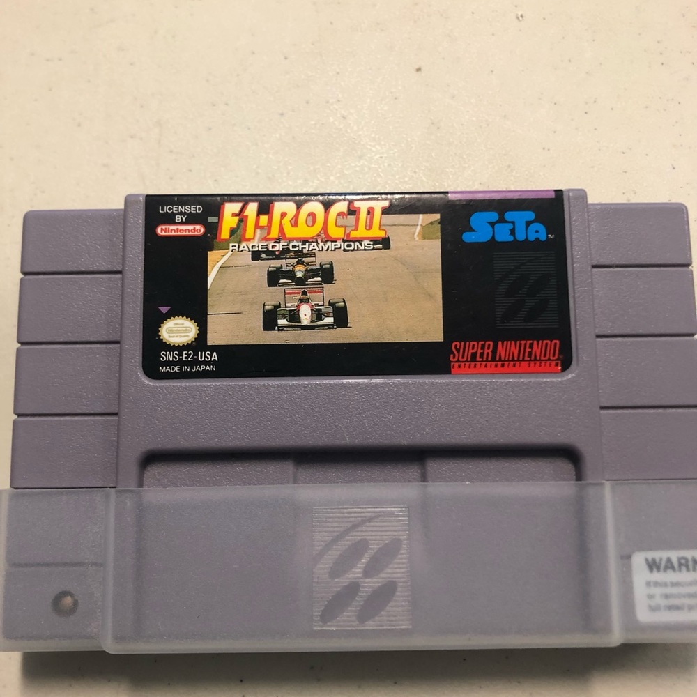 Super Nintendo F1-ROC 2  Race of Champions